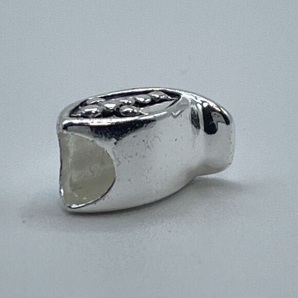 925 Sterling Silver Ichthys Fish With Cross European Charm Religious Timeless - Picture 6 of 7